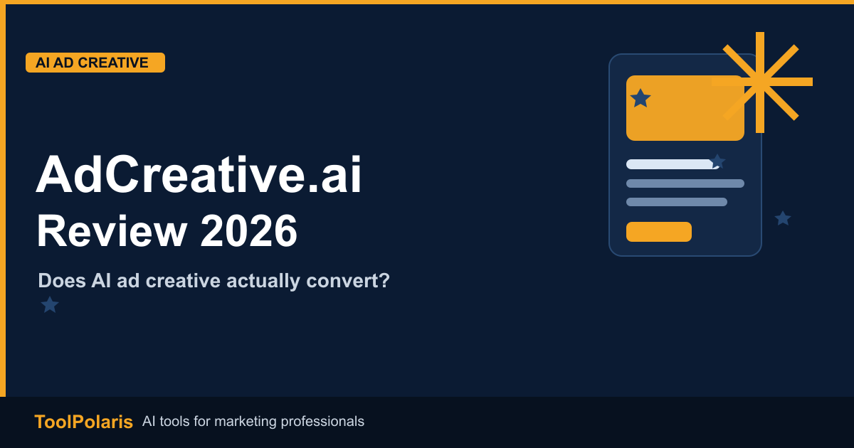 AdCreative.ai Review 2026: Does AI Ad Creative Actually Convert? — ToolPolaris