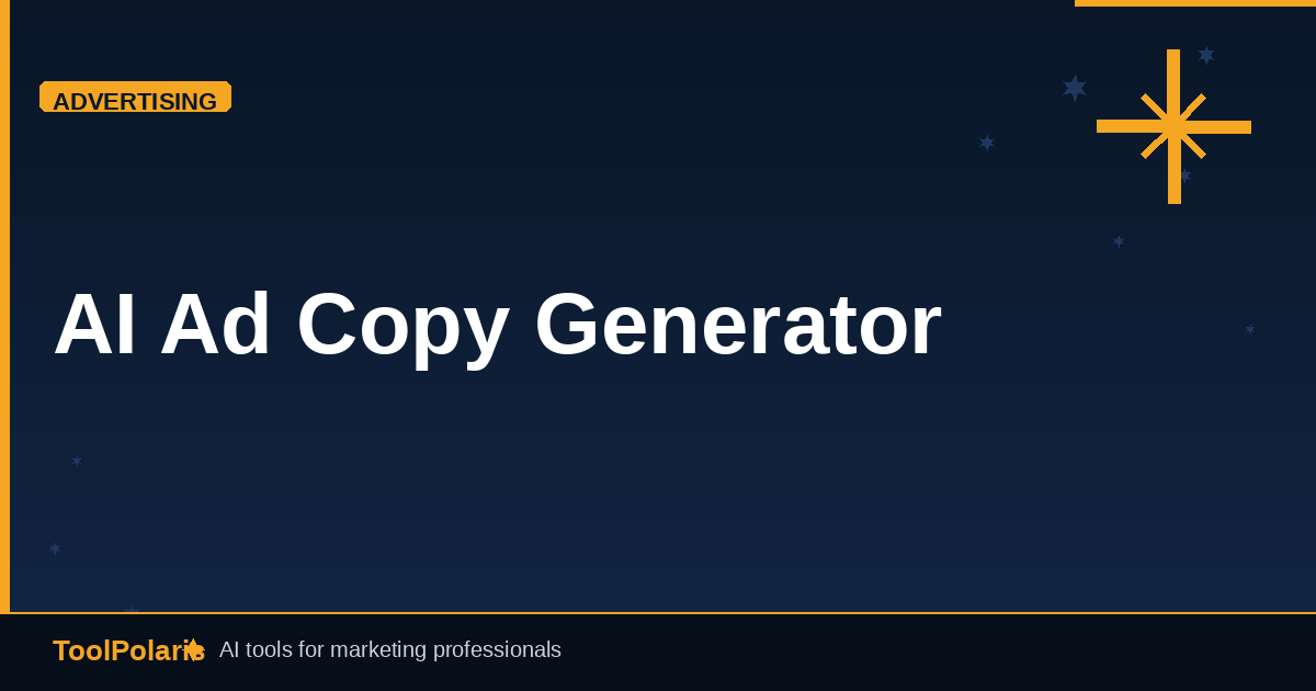 Best AI PPC Ad Generators in 2026 — ToolPolaris