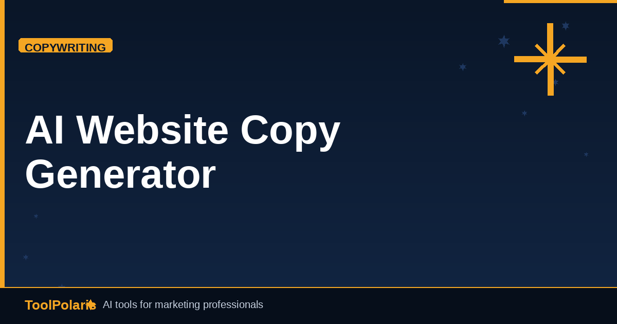 Best AI Landing Page Copy Generators in 2026 — ToolPolaris